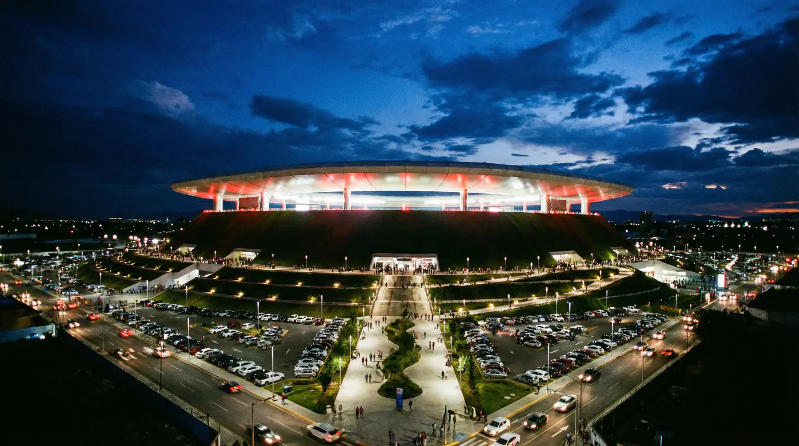 Estadio Akron en Guadalajara, sede del Uruguay contra España en el Mundial 2026